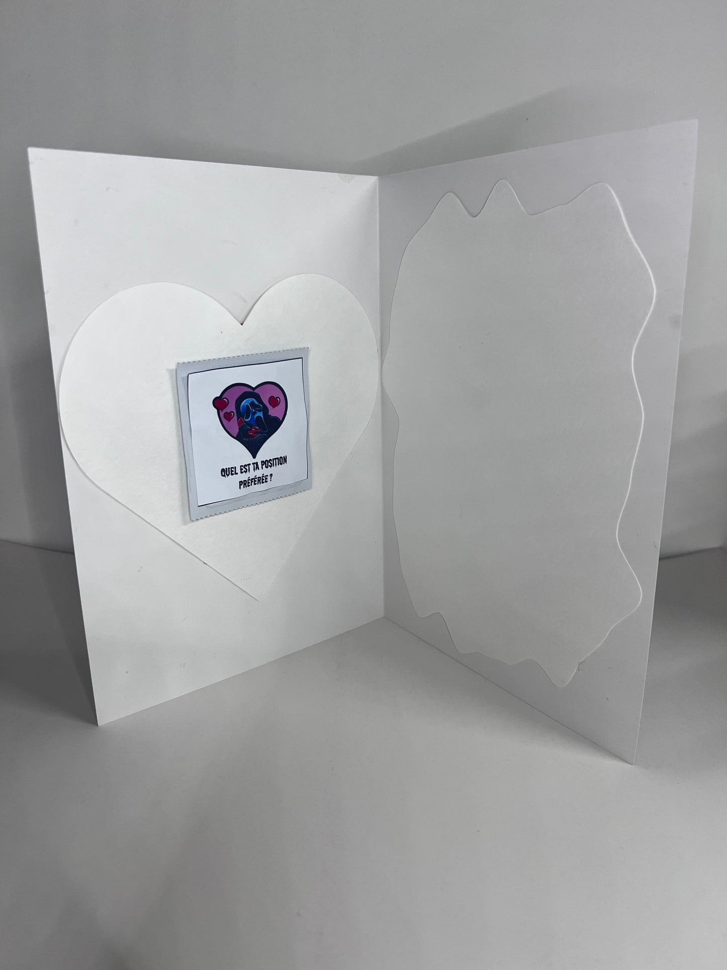 CARTE SAINT VALENTIN SCREAM 🔪 LF DESIGNS