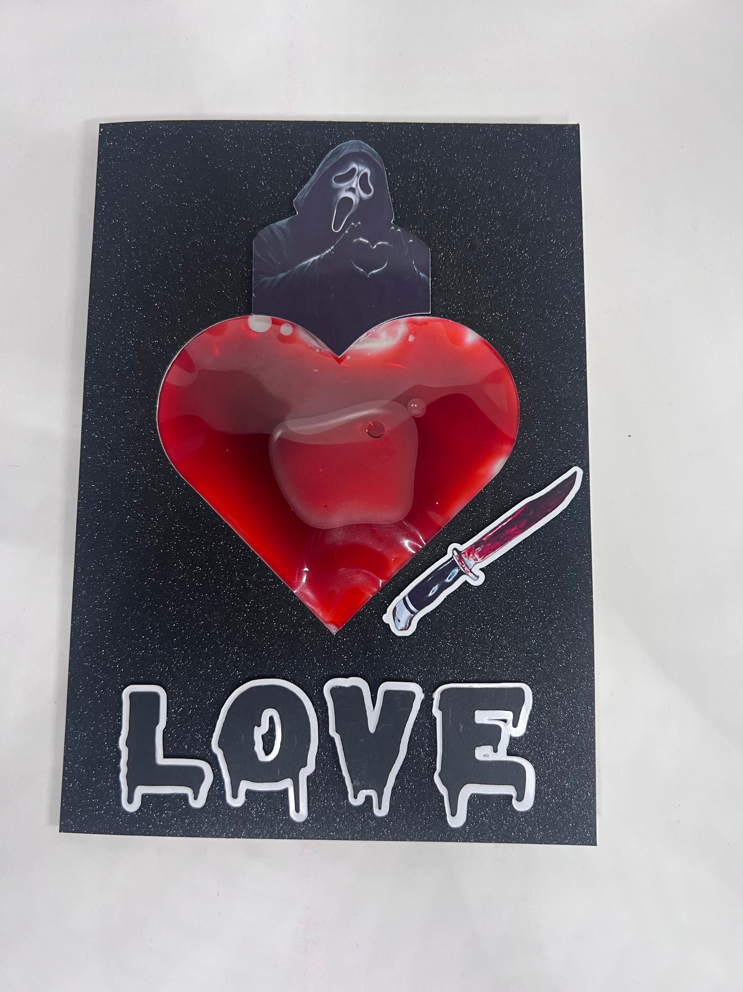 CARTE SAINT VALENTIN SCREAM 🔪 LF DESIGNS