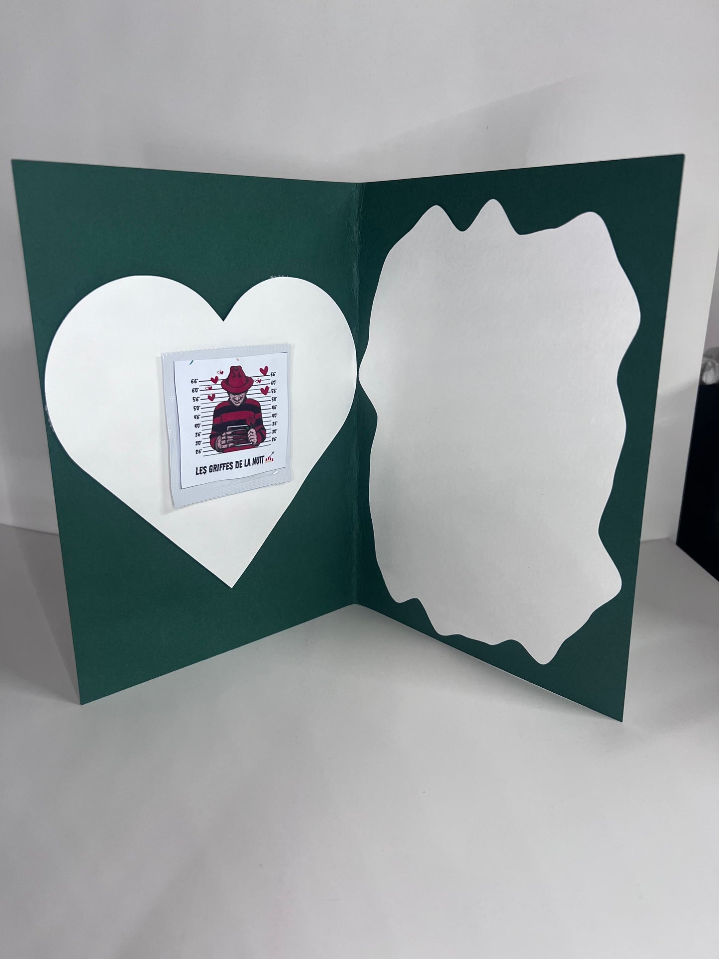 CARTE ST VALENTIN FREDDY KRUEGER LF DESIGNS