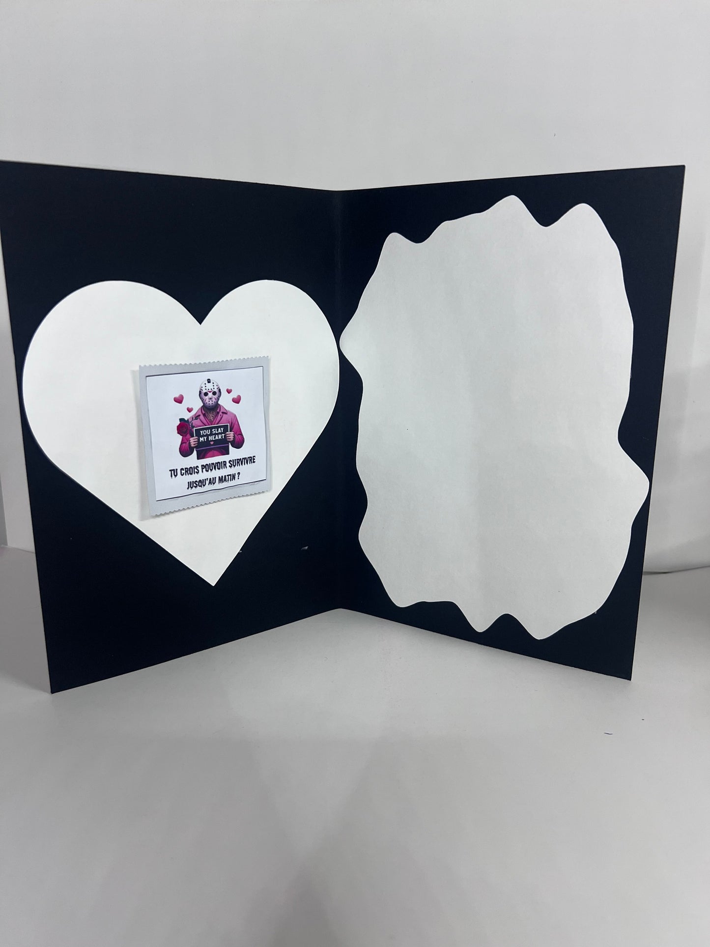 CARTE ST VALENTIN VENDREDI 13 🔪 LF DESIGNS