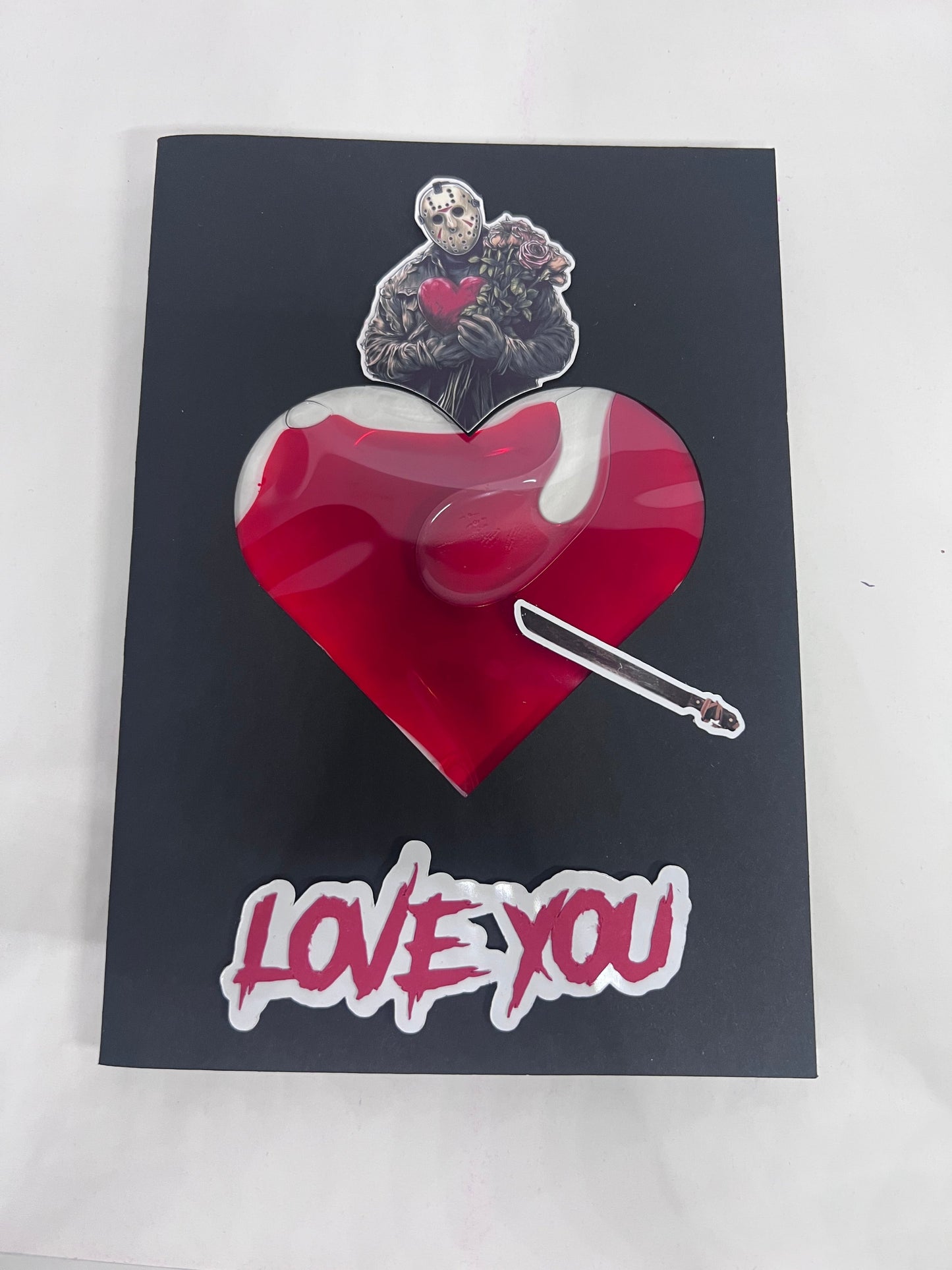 CARTE ST VALENTIN VENDREDI 13 🔪 LF DESIGNS