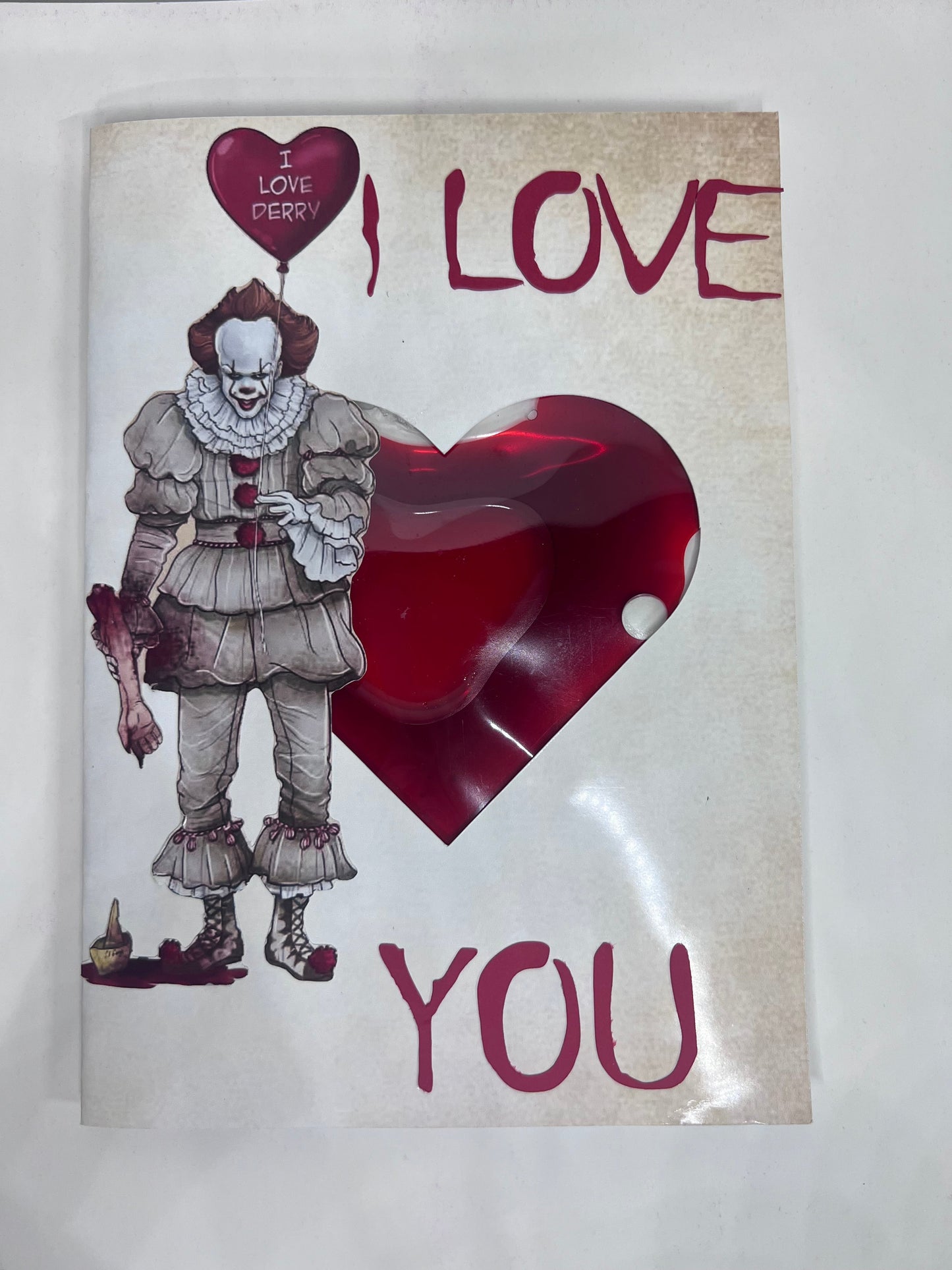 CARTE DE ST VALENTIN PENNYWISE 🎈🩸 LF DESIGNS