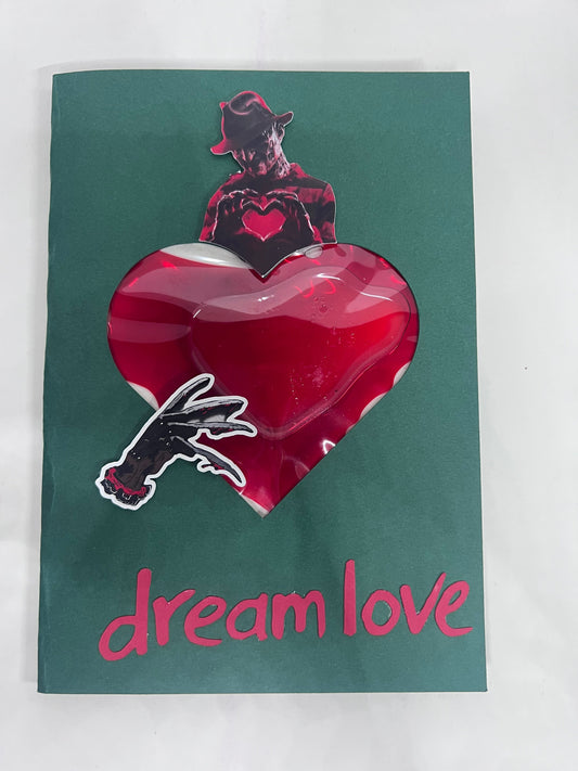 CARTE ST VALENTIN FREDDY KRUEGER LF DESIGNS
