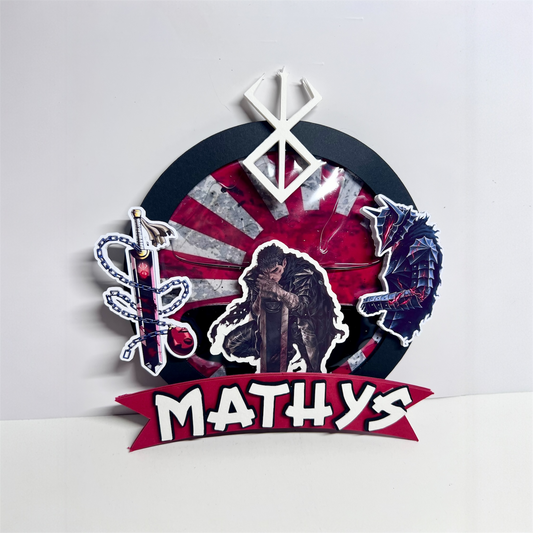 TOPPER CAKE BERSERK 🗡️ LF DESIGNS